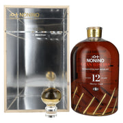 Nonino Grappa 12 Years Monovitigno Merlot Gran Riserva Sherry Cask 41% Vol. 5,8l in Holzkiste mit Dosierpumpe