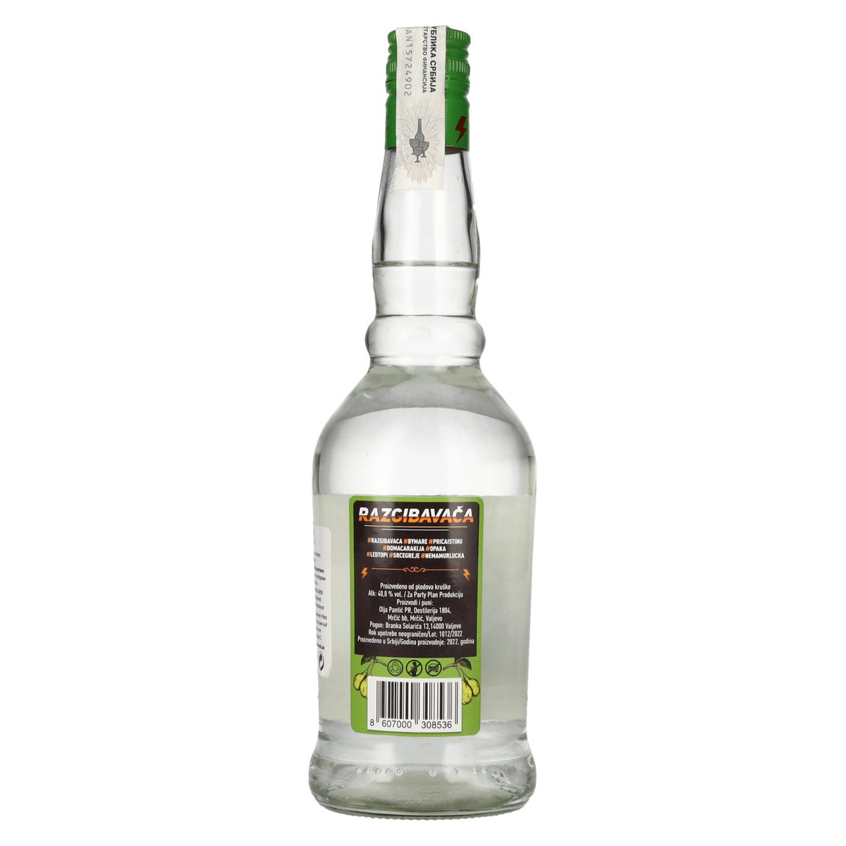 Razgibavača Rakija Od Kruške Birnenschnaps 40% Vol. 0,7l