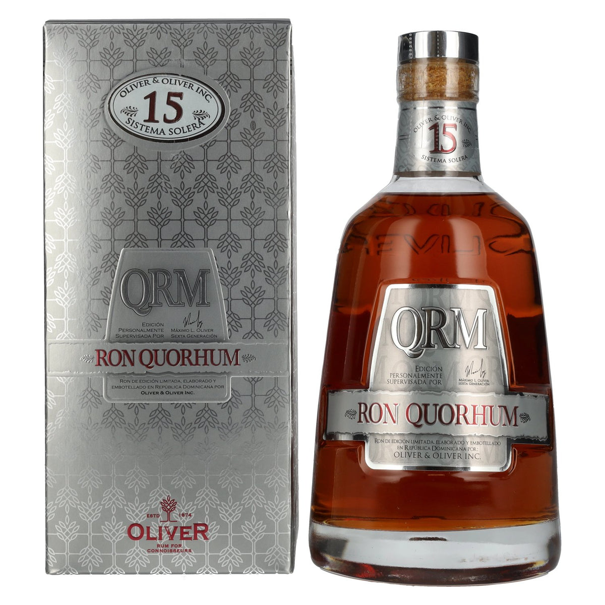 Ron Quorhum 15 Solera 40% vol. 0.7 l in a gift box