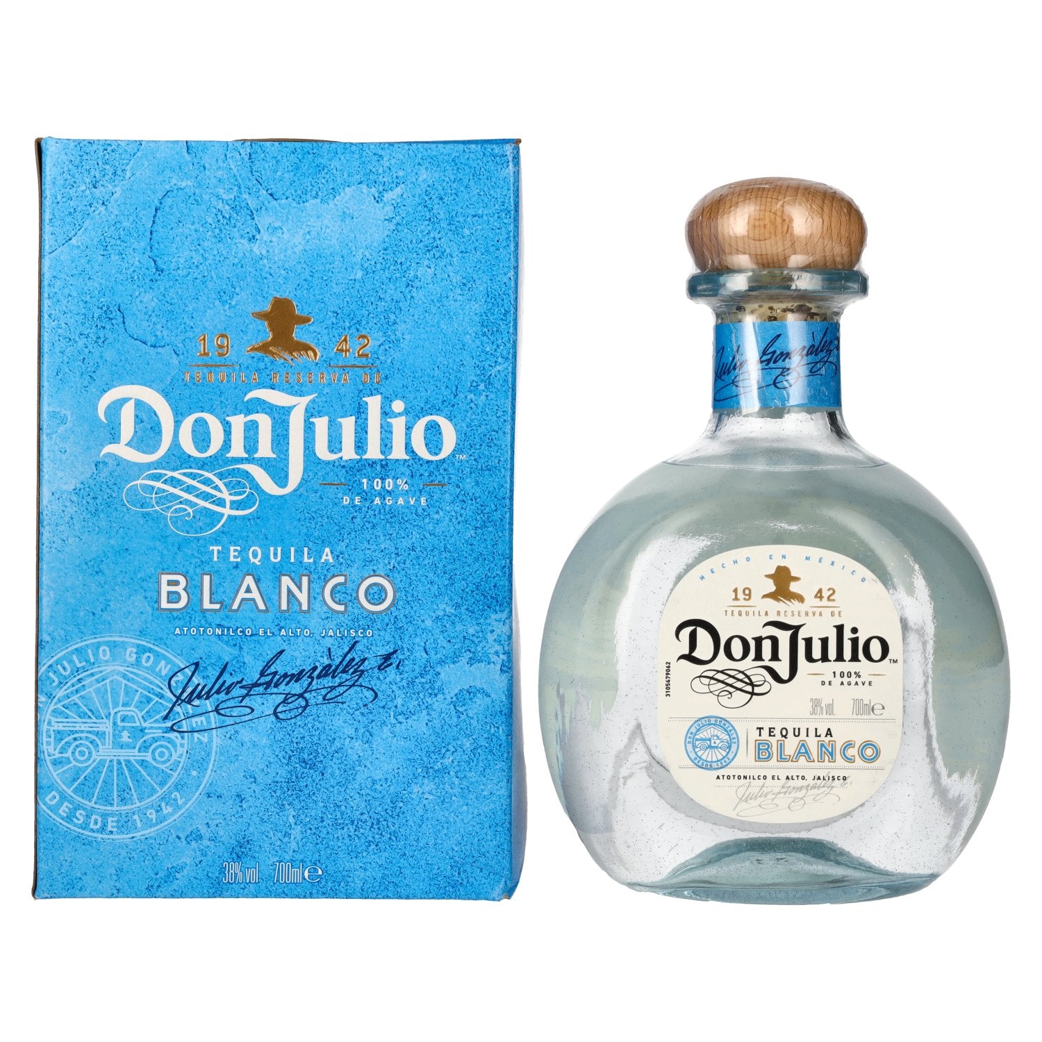 Don Julio Tequila Blanco 100% Agave 38% Vol. 0,7l in gift box