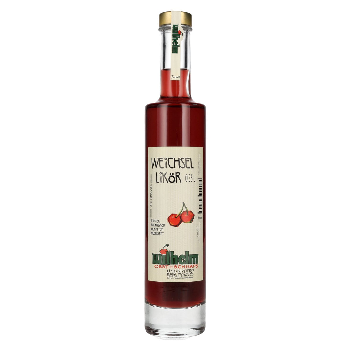 Liqueur de Wilhelm Weichs, 18 % vol., 0,35 l