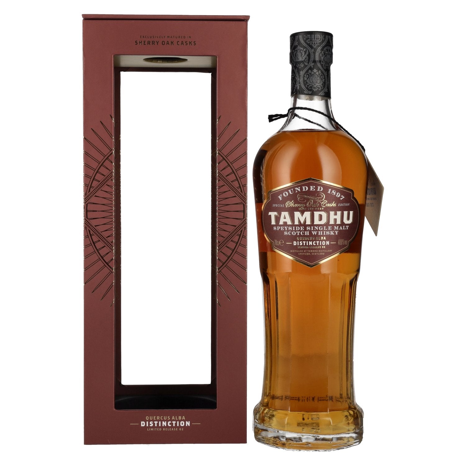 Tamdhu DISTINCTION II Speyside Single Malt Scotch Whisky 48% Vol. 0,7l in geschenkverpakking