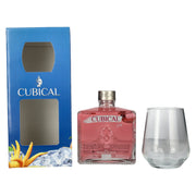 Cubical KISS Special Distilled Gin 37,5% Vol. 0,7l in Geschenkbox mit Glas
