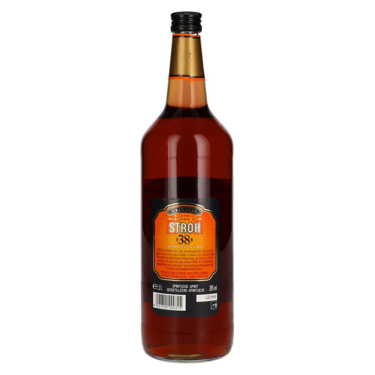Stroh Original Austria Domestic Rum 38% vol. 1 litre