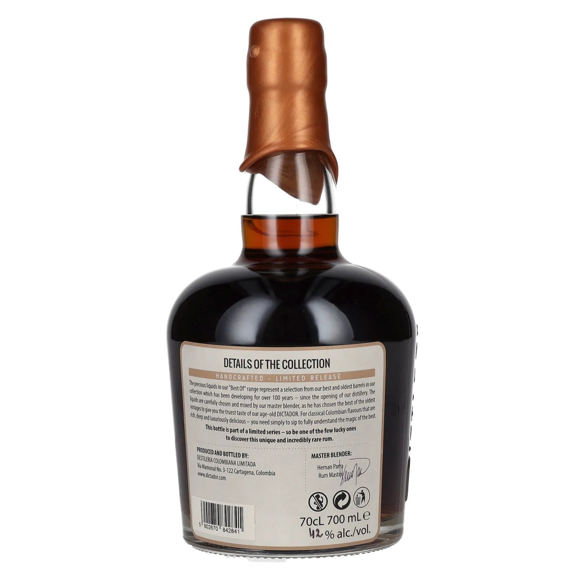 Dictador BEST OF 1979 APASIONADO Colombian Rum Limited Edition 42% ABV 0.7l