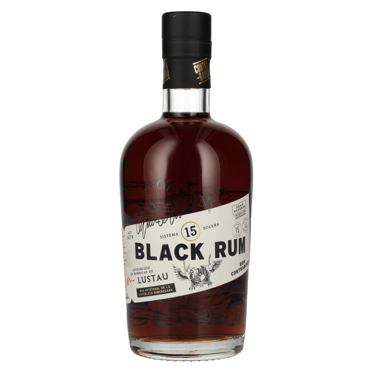 Ron Contrabando Black Solera 15 Years 40% vol. 0.7 l