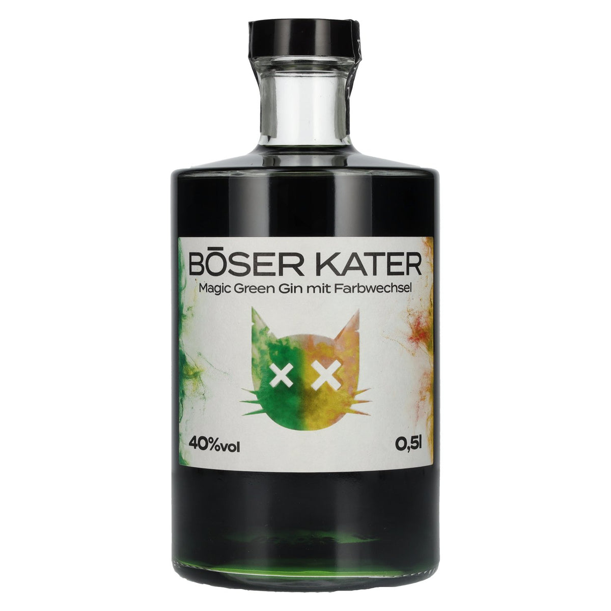 Böser Kater Magic Green Gin 40% vol. 0,5 l