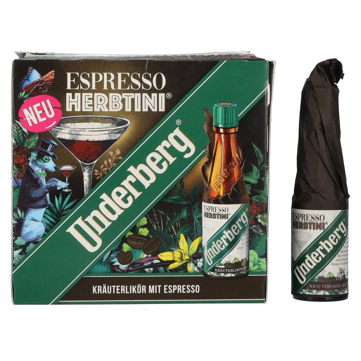 Underberg Espresso Herbtini 27 % vol. 12 x 0,02 l