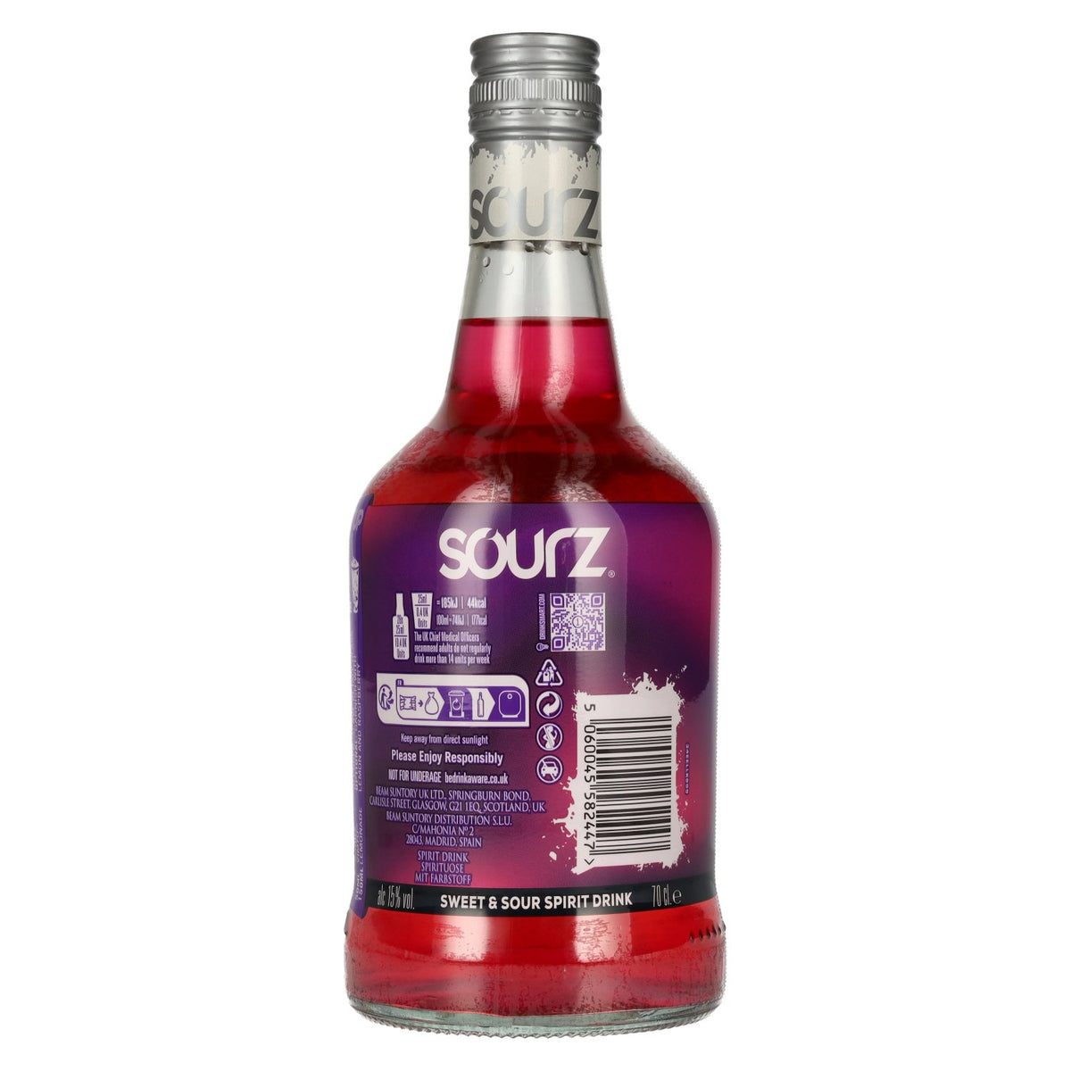 Sourz RASPBERRY Spirit Drink 15% ABV 0.7l