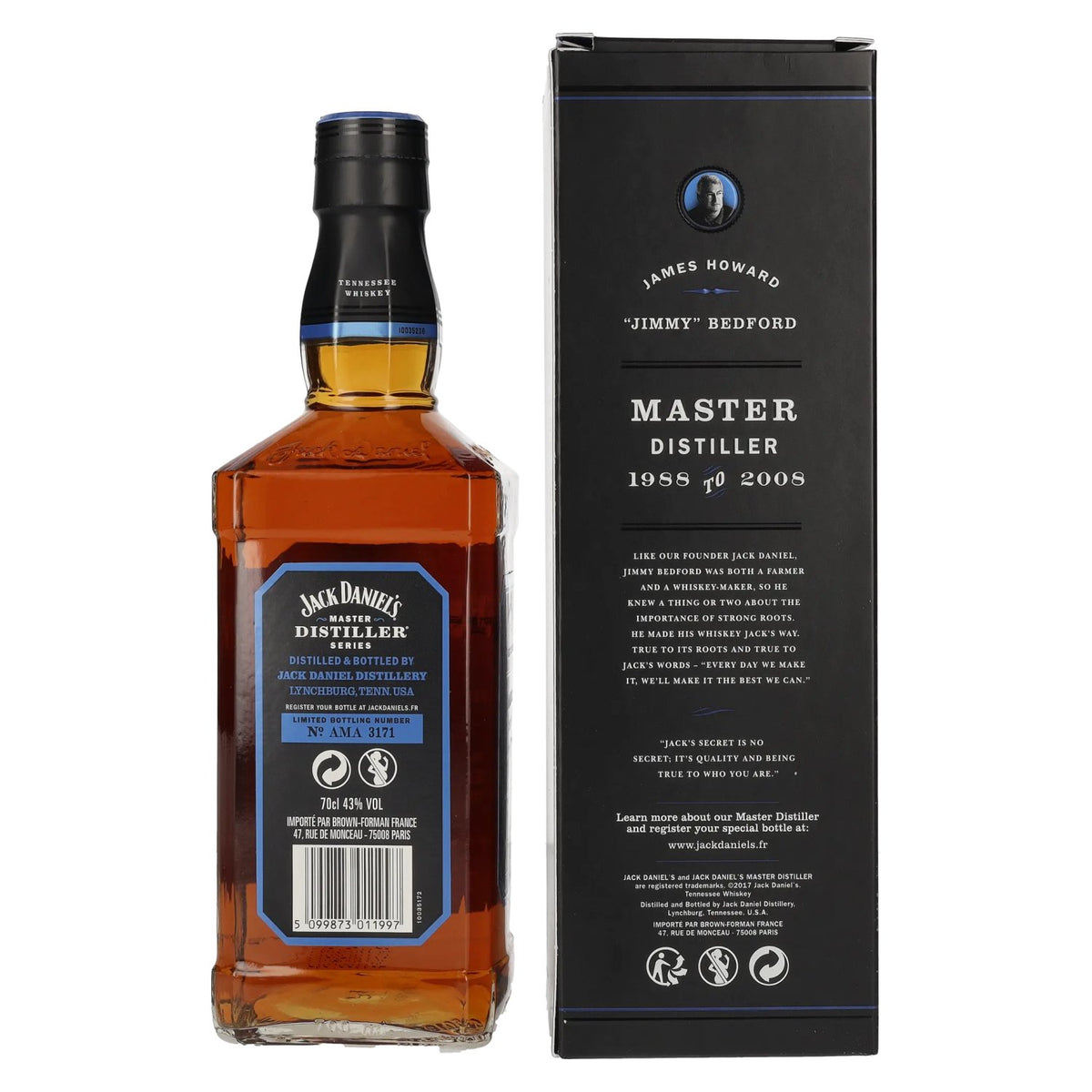 Jack Daniel's MASTER DISTILLER Series No. 6 Limited Edition 43% vol. 0.7 l in a gift box