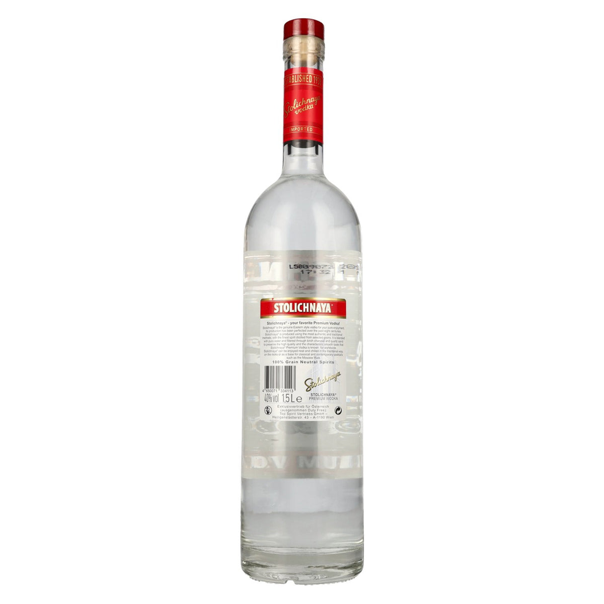 Stolichnaya Premium Vodka FKP 40% vol. 1,5 l
