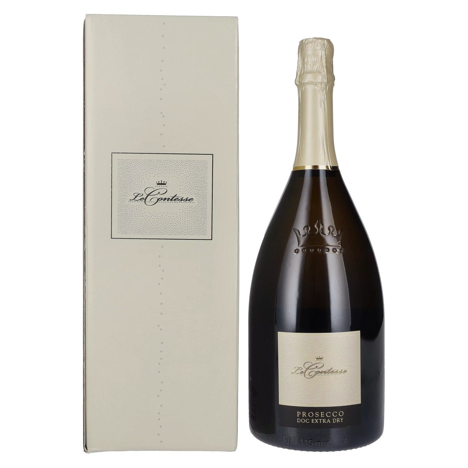 Le Contesse Prosecco DOC Extra Dry 11% Vol. 1,5l en coffret cadeau
