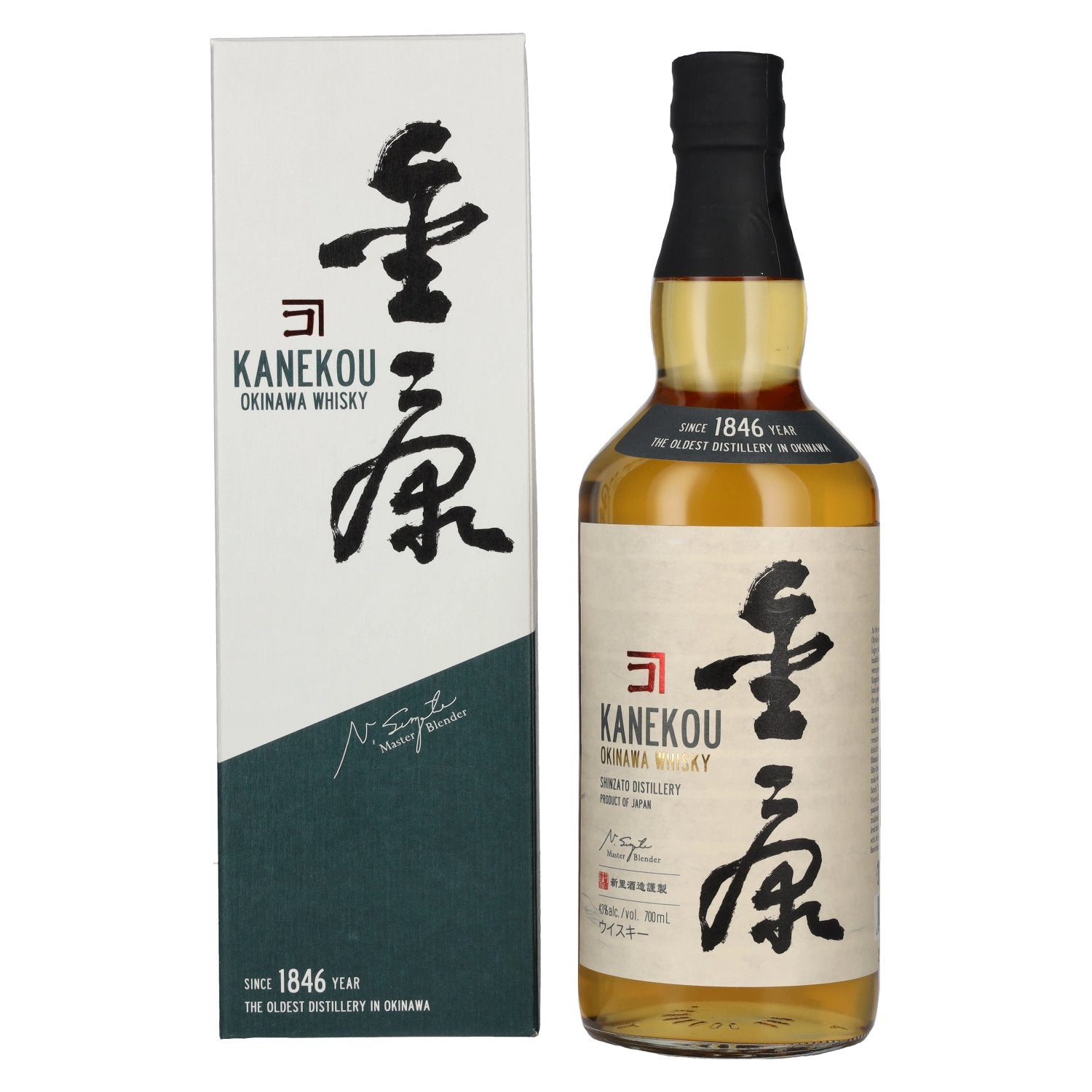 Kanekou Okinawa Blended Whisky 43% Vol. 0,7l in Geschenkbox