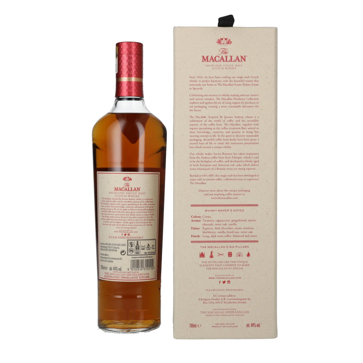 The Macallan The Harmony Collection by INTENSE ARABICA 44 % vol., 0,7 l, dans un coffret cadeau