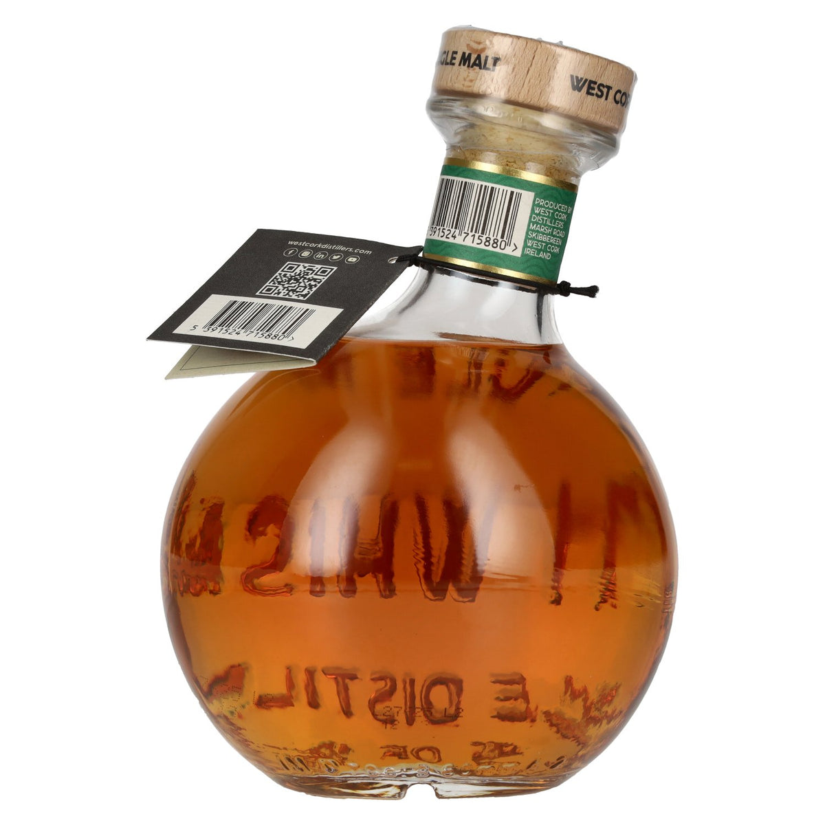 West Cork Irish Whiskey MARITIME Single Malt Irish Whiskey VIRGIN OAK CASK FINISHED Limited Edition 46% vol. 0.7l