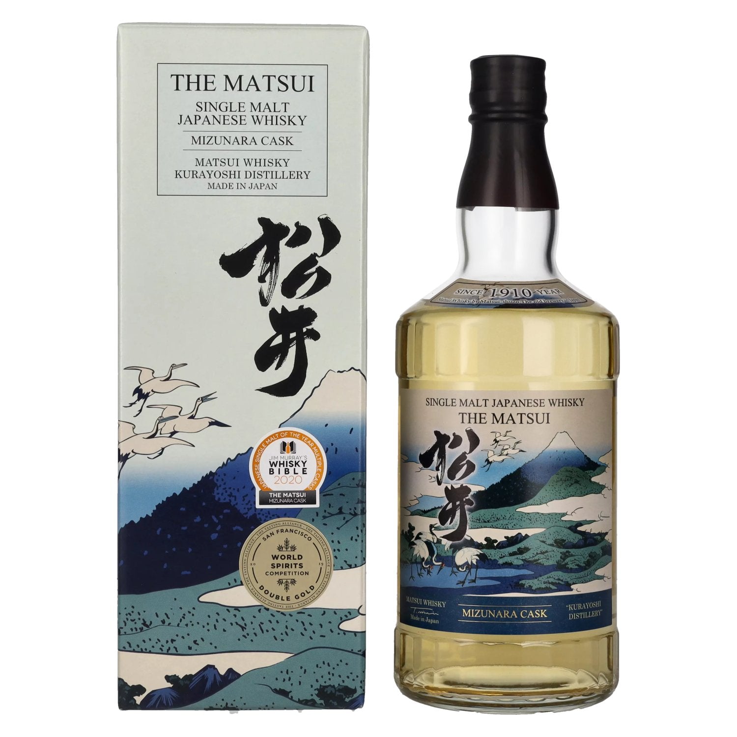 Matsui Whisky THE MATSUI Single Malt Japanese Whisky MIZUNARA CASK 48% vol. 0,7l en boîte cadeau