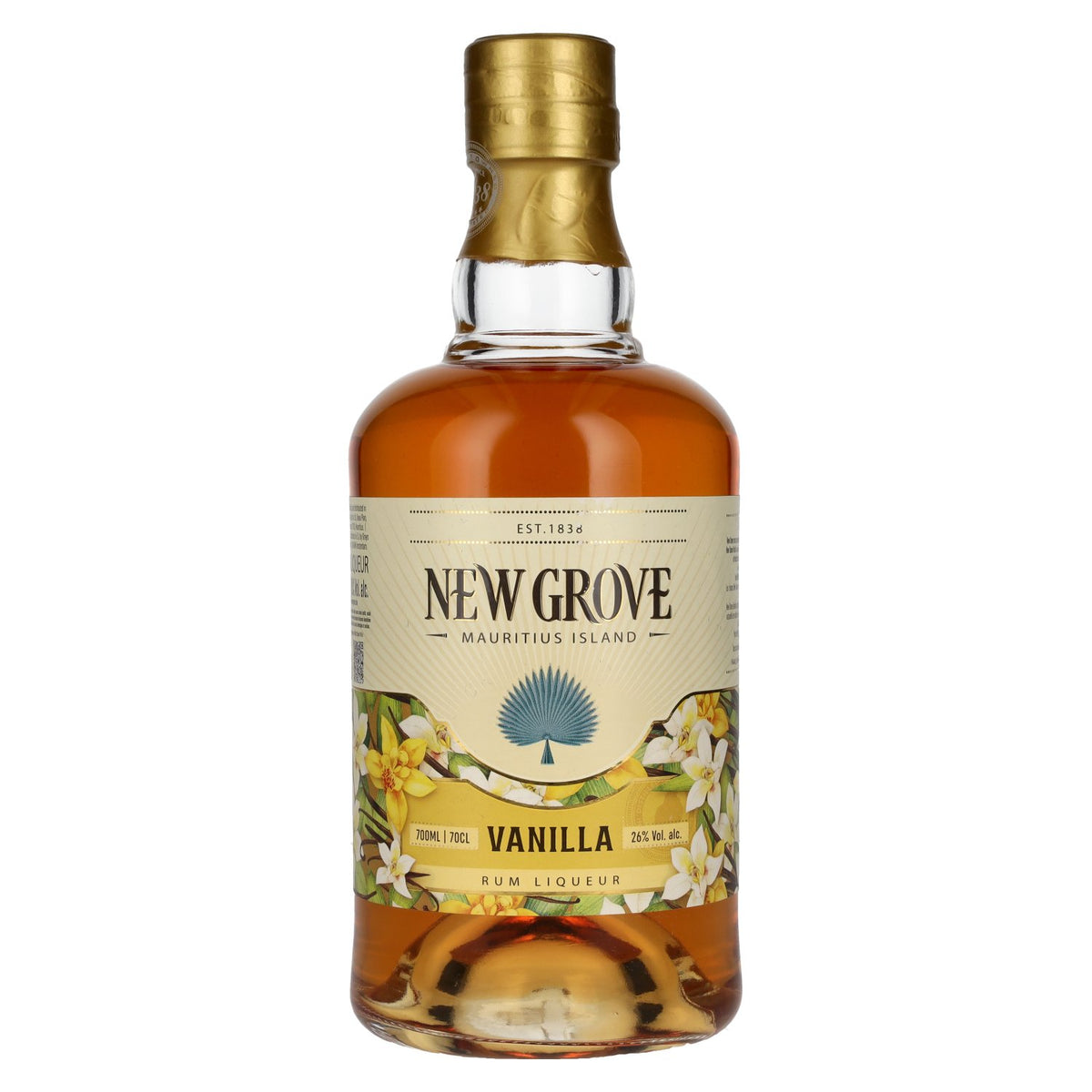 New Grove Vanilla Mauritius Island Rumlikeur 26% vol. 0,7 l