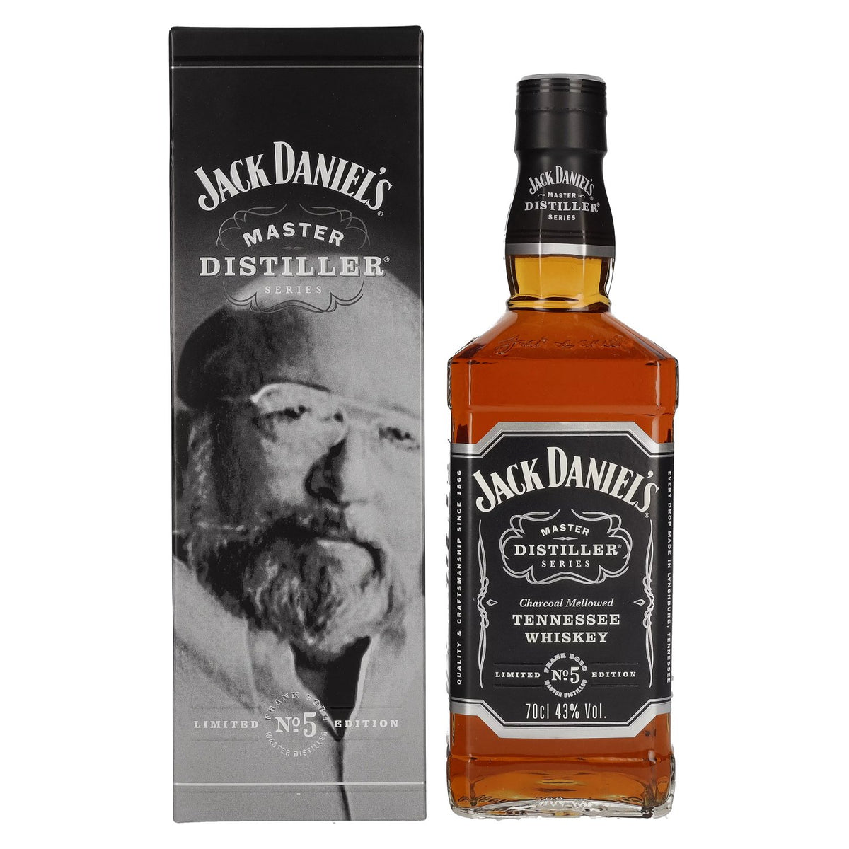Jack Daniel's MASTER DISTILLER Series n° 5, édition limitée, 43 % vol., 0,7 l, dans un coffret cadeau