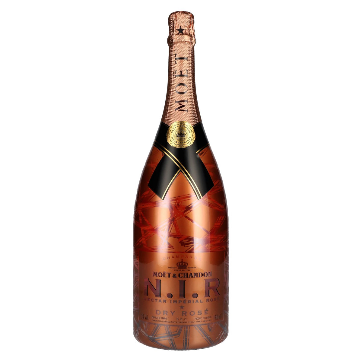 Moët &amp; Chandon Champagne N.I.R. Dry Rosé Sec Luminous Edition 12% vol. 1,5 l