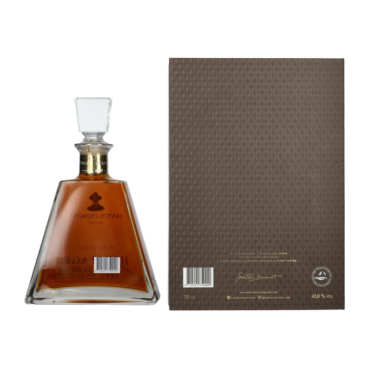 Santos Dumont HERITAGE Batch 04 Limited Edition 43,8% Vol. 0,7l in Geschenkbox