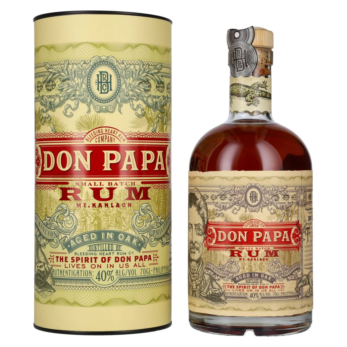 Don Papa 7 Years Old Small Batch Rum – Old Edition 40% vol. 0.7 l in a gift box