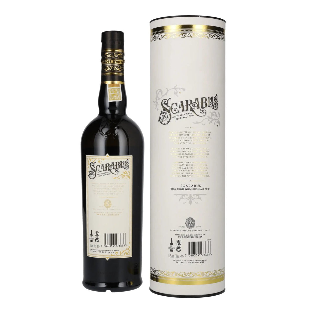 Hunter Laing SCARABUS Islay Single Malt BATCH STRENGTH 57% Vol. 0,7l in Geschenkbox