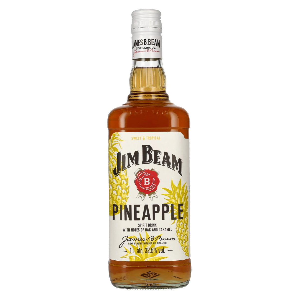 Jim Beam Pineapple Spirit Drink 32.5% ABV 1 litre