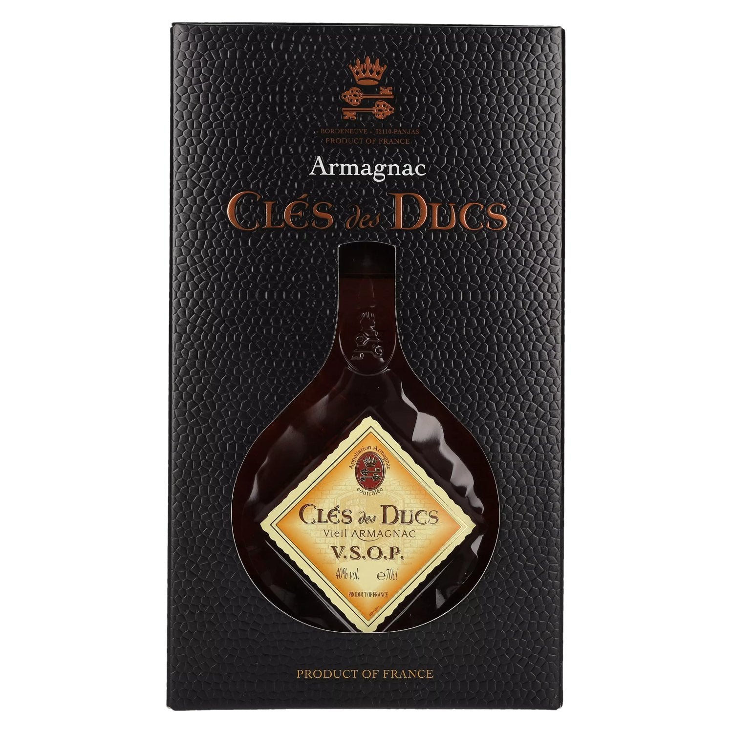 Clés des Ducs Vieil Armagnac V.S.O.P. 40% Vol. 0,7l in geschenkverpakking