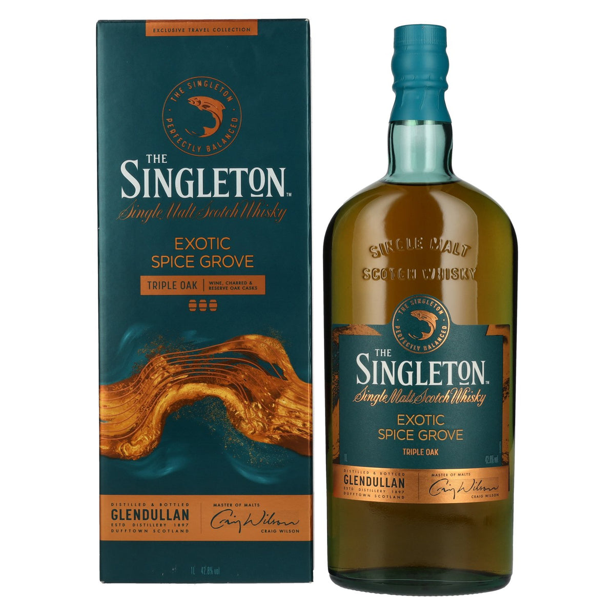 The Singleton Glendullan EXOTIC SPICE GROVE Single Malt Scotch Whisky 42.8% ABV 1 litre in a gift box