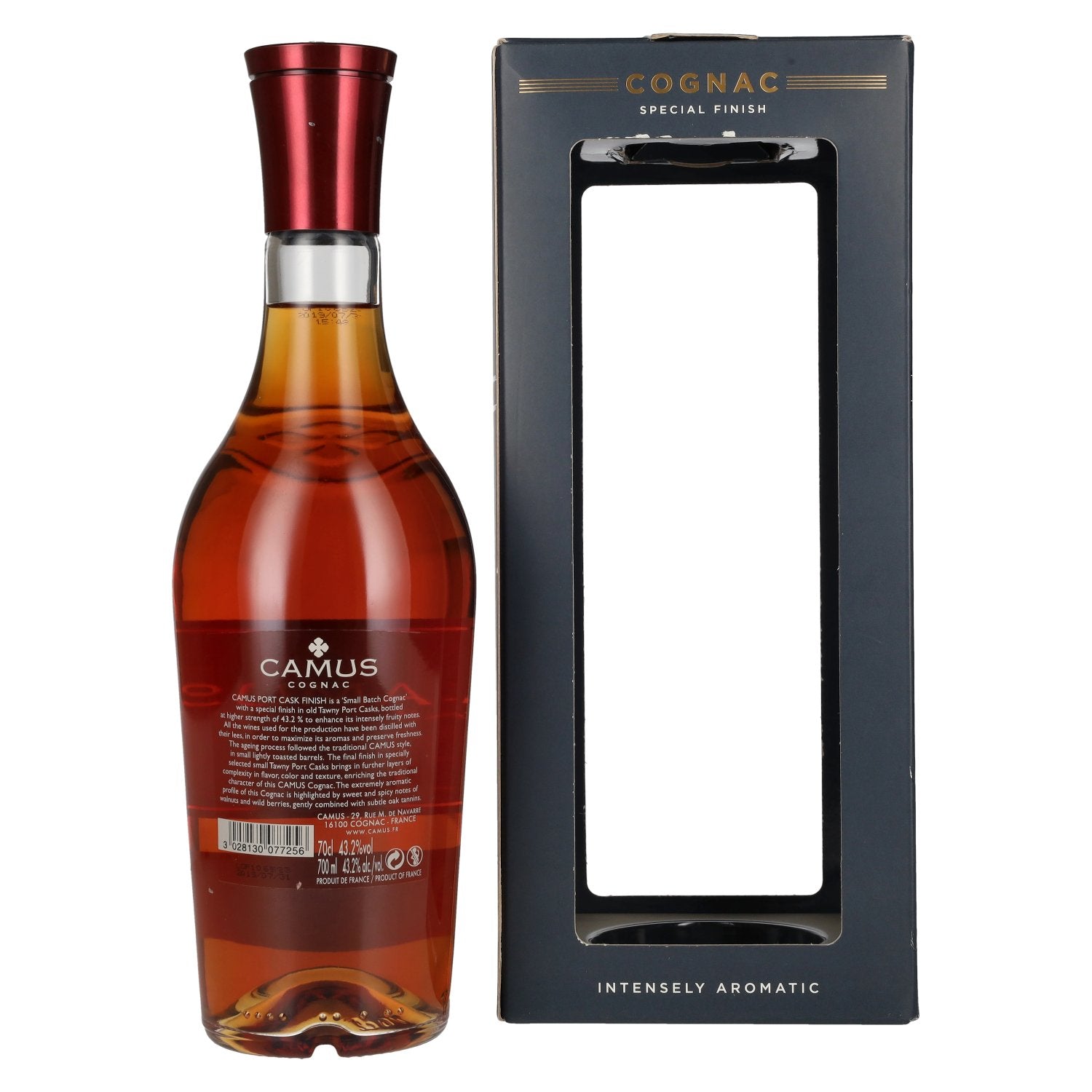 Camus Port Cask Finish Cognac Batch 2 43,2% Vol. 0,7l in Geschenkbox