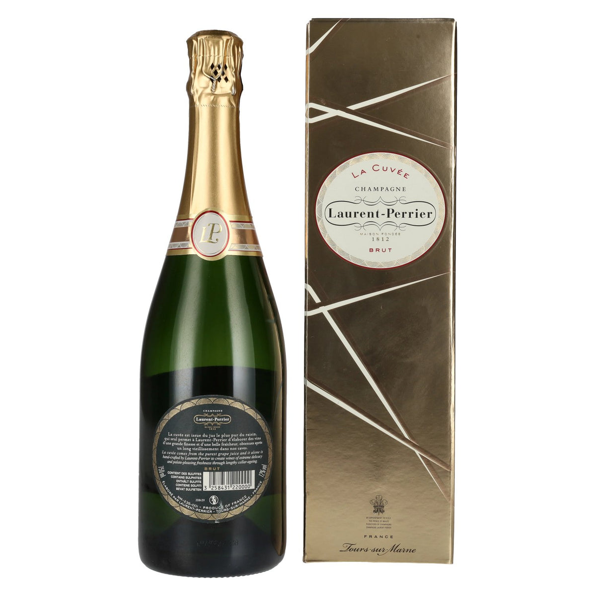 Laurent Perrier Champagne LA CUVÉE Brut 12% Vol. 0,75l in Geschenkbox