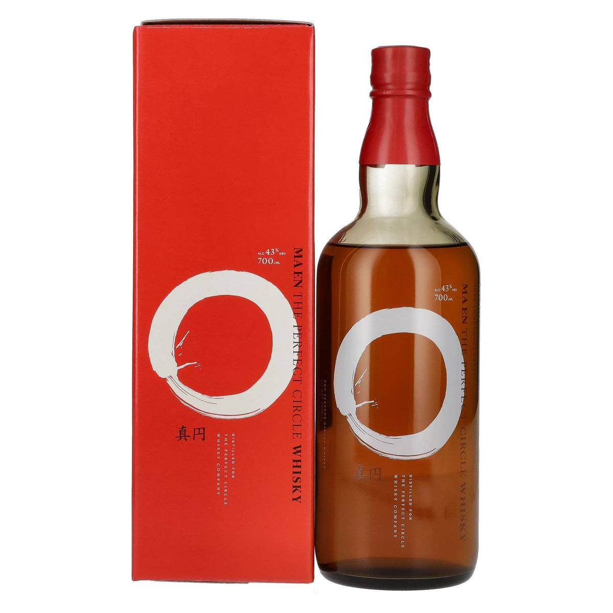 Maen The Perfect Circle Whisky 43 % vol., 0,7 l, dans un coffret cadeau