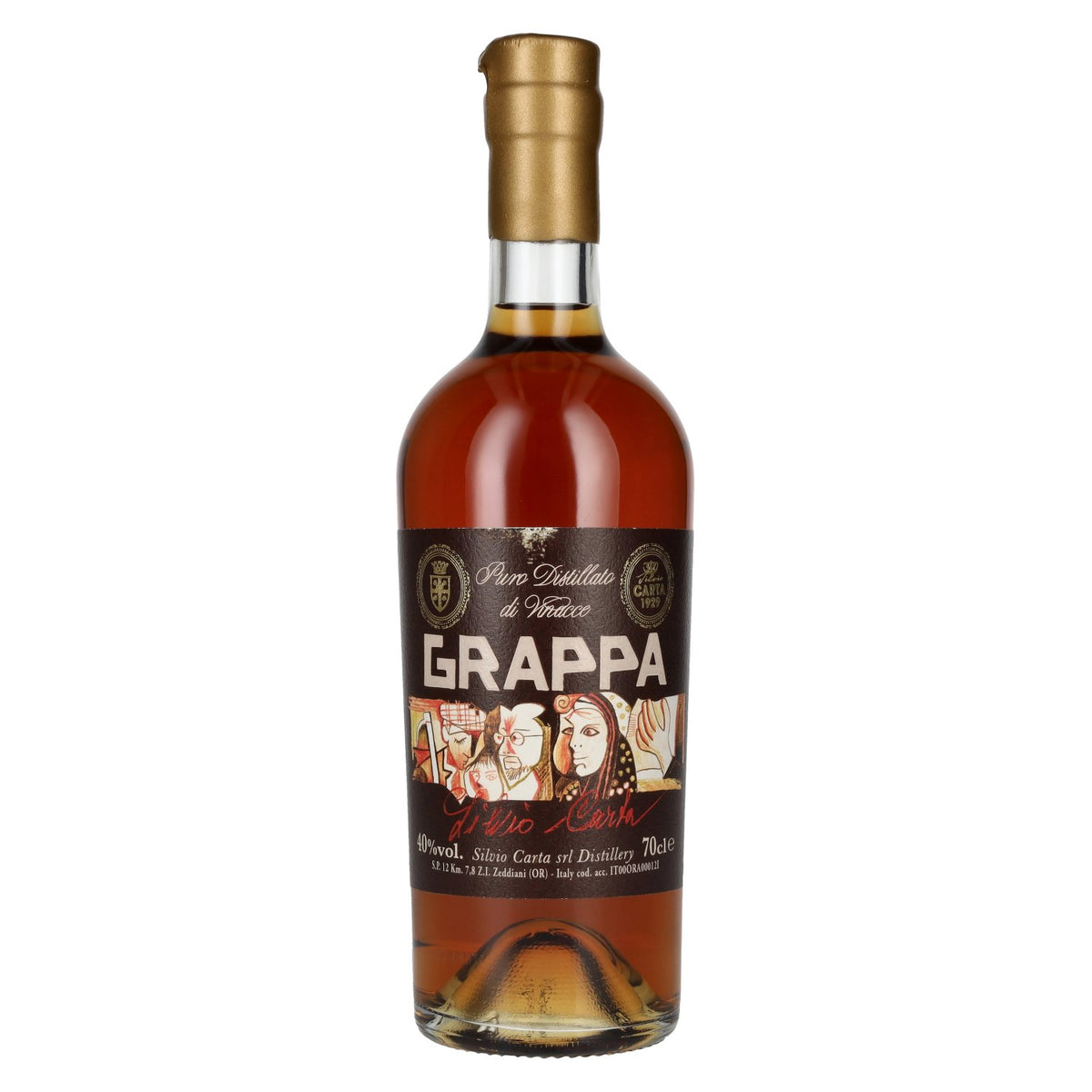 Silvio Carta Grappa 40% vol. 0,7 l