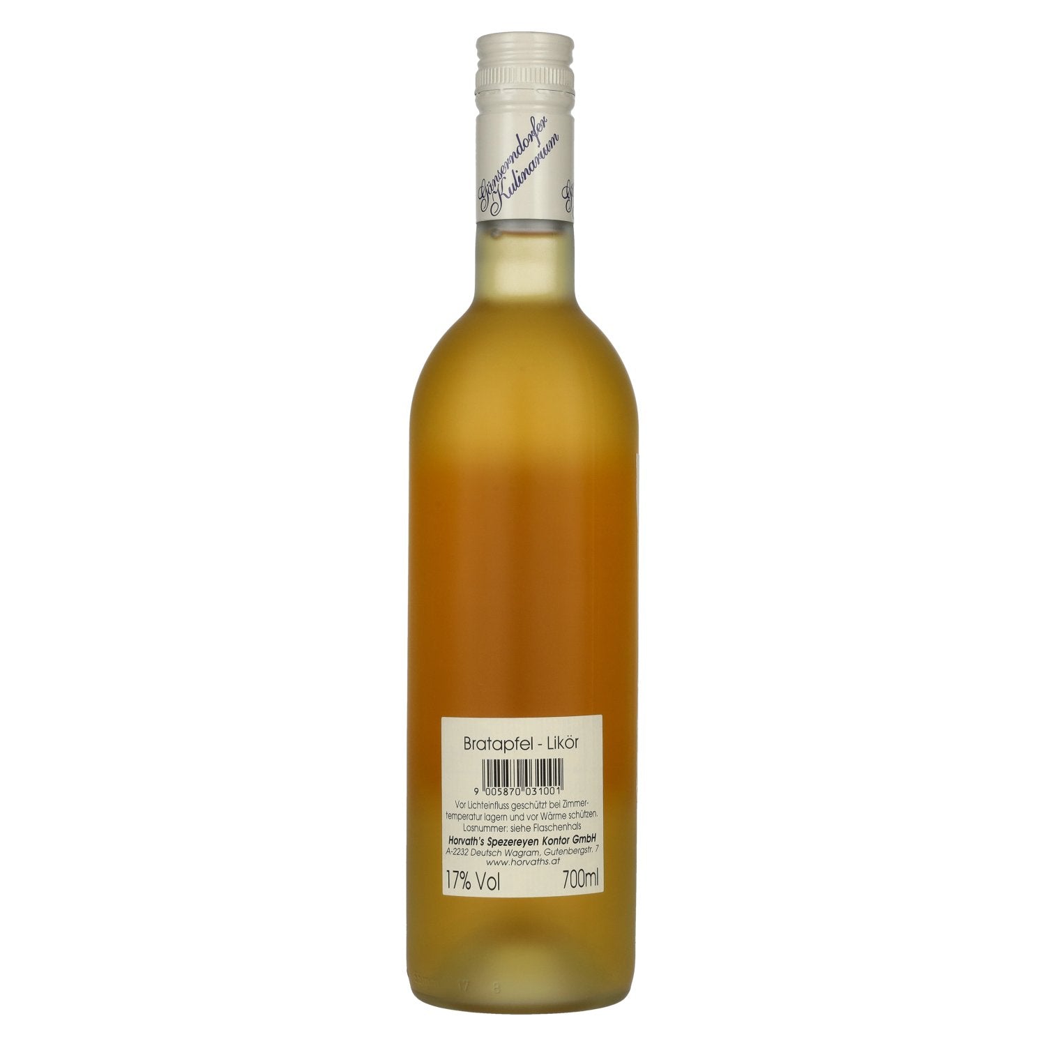 Auersthaler gebakken appellikeur met Adventskruiden 17% vol. 0.7l