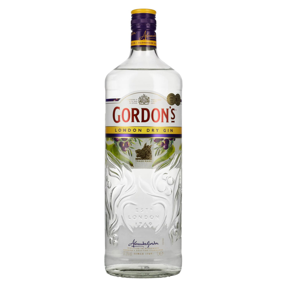 Gordon's London Dry Gin 37,5 % vol. 1 l