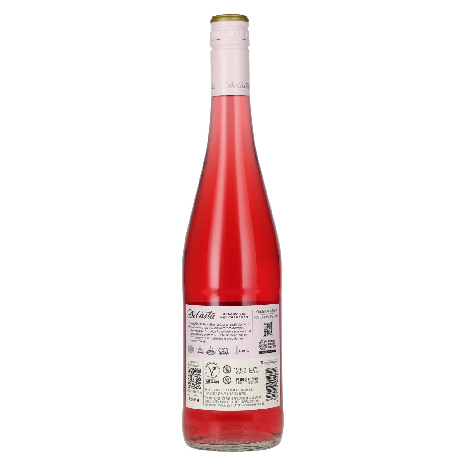 Torres De Casta Rosado del Mediterráneo 2025 12,5% Vol. 0,75l