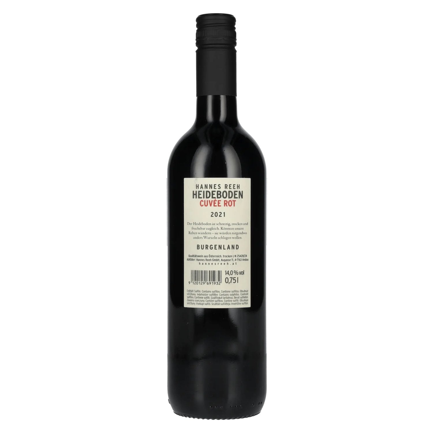 Hannes Reeh Heideboden Cuvée Red 2021 14% Vol. 0,75l