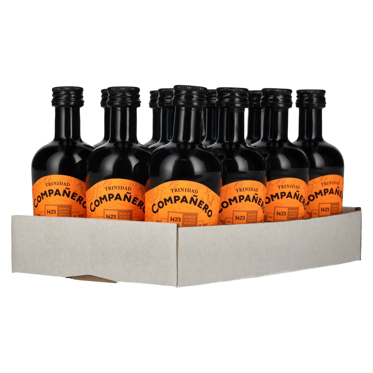 Compañero JAMAICA Elixir sinaasappel-rumlikeur 40% vol. 12 x 0,05 l