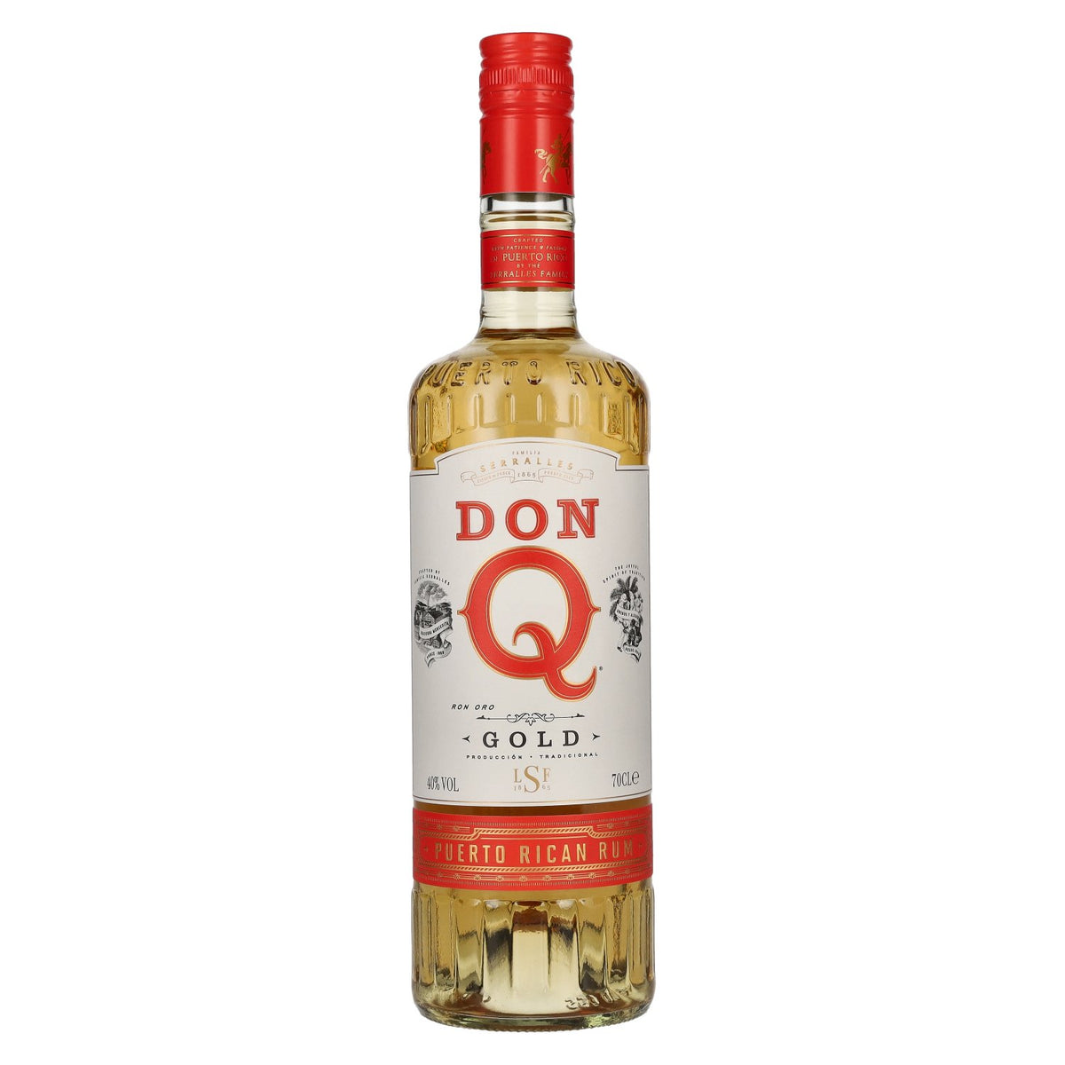 Don Q GOLD Puerto Rican Rum 40% vol. 0.7 l