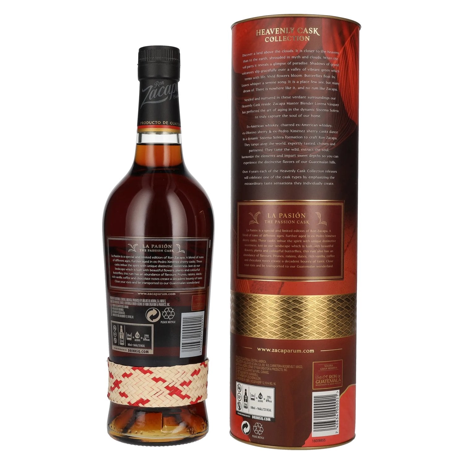 Ron Zacapa Centenario SISTEMA Solera La Pasión Heavenly Cask Collection 40% Vol. 0,7l in geschenkverpakking