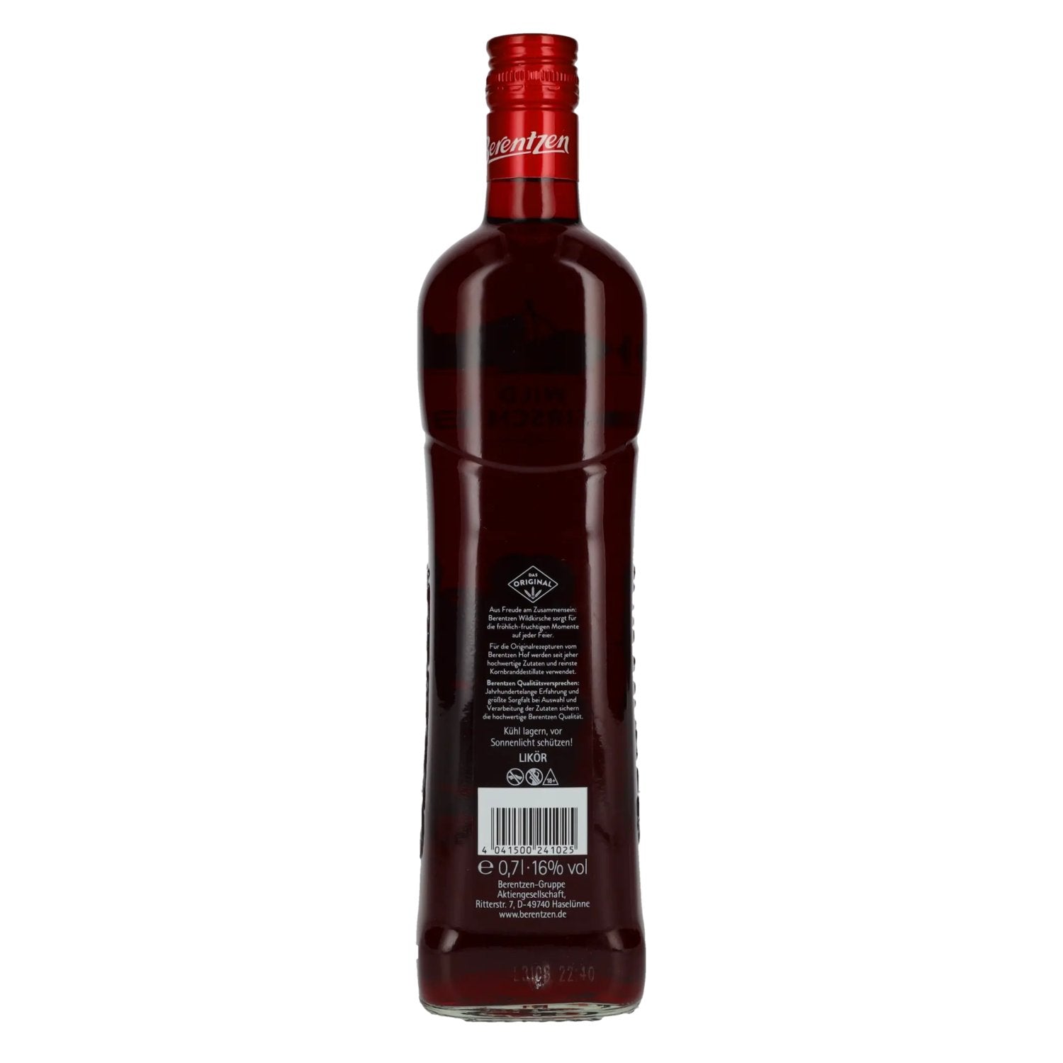 Berentzen Wildkirsche Likör 16% Vol. 0,7l
