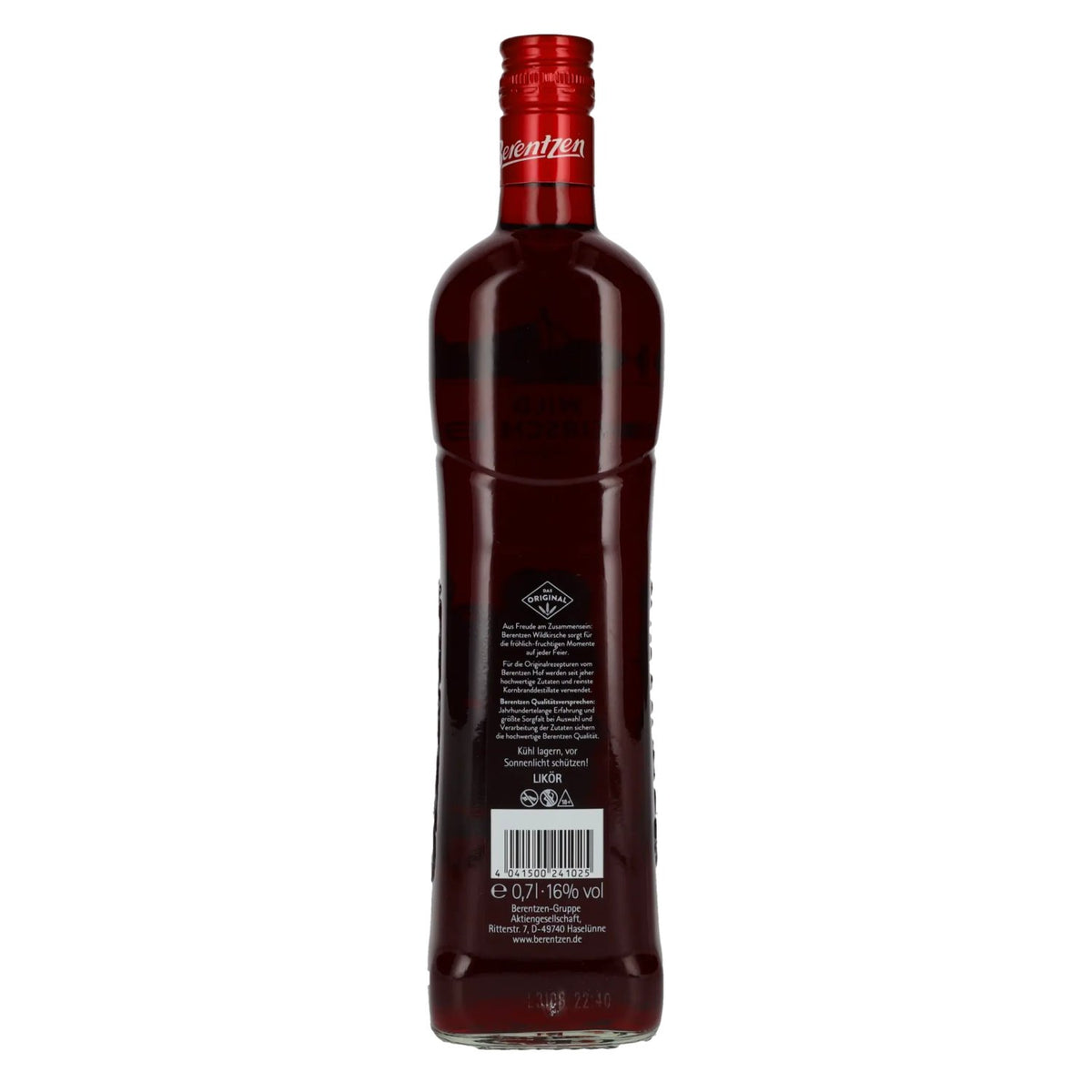 Berentzen wilde kersenlikeur 16% vol. 0,7 l