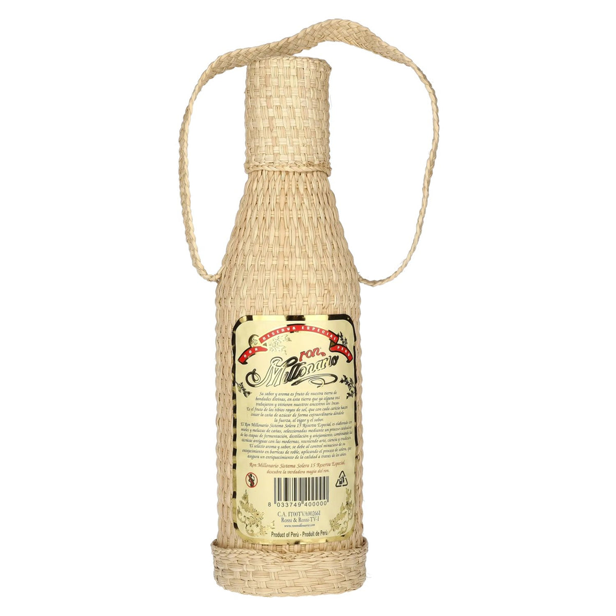 Ron Millonario 15 Solera Reserva Especial 40% vol. 0.7 l