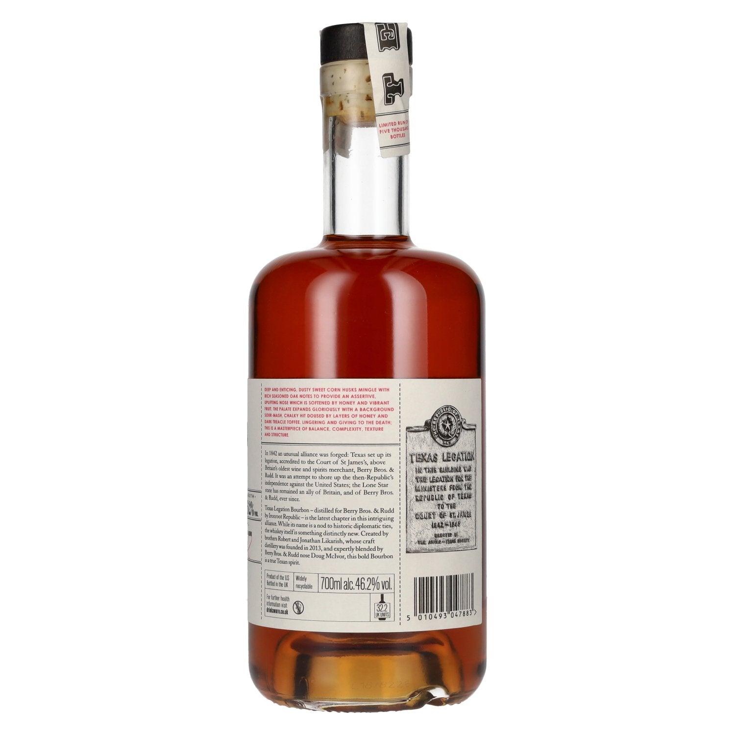 Texas Legation Bourbon Whiskey Batch 2 46,2% Vol. 0,7l