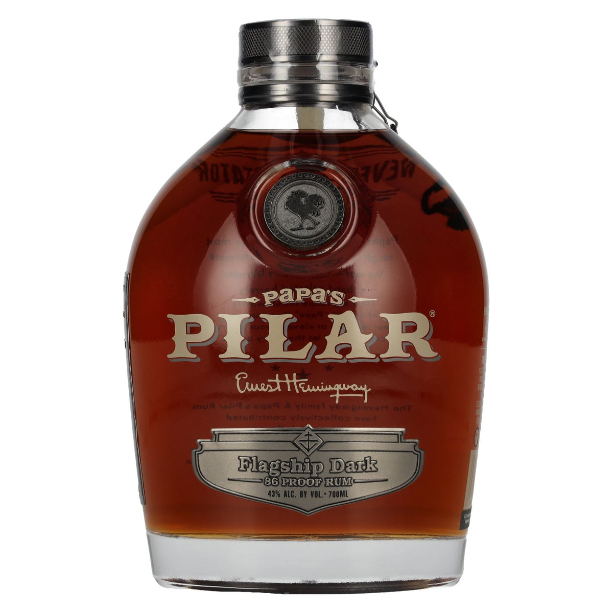Papa's Pilar Solera FLAGSHIP DARK RUM 43% vol. 0,7 l