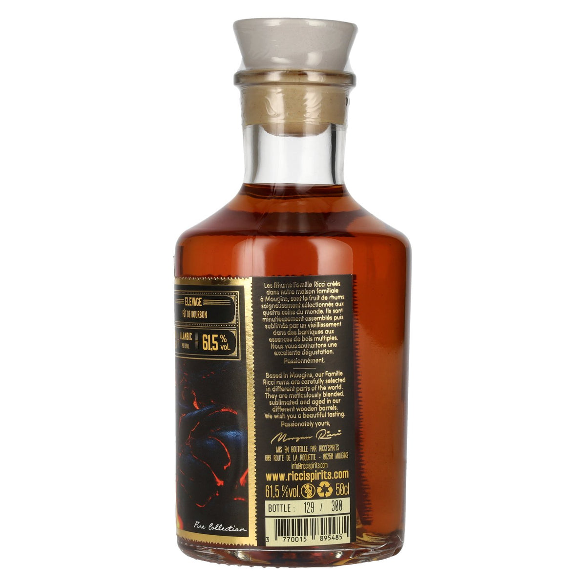 Famille Ricci Fiji Rare Single Cask Rhum Vieux 2004 61,5 % vol. 0,5 l