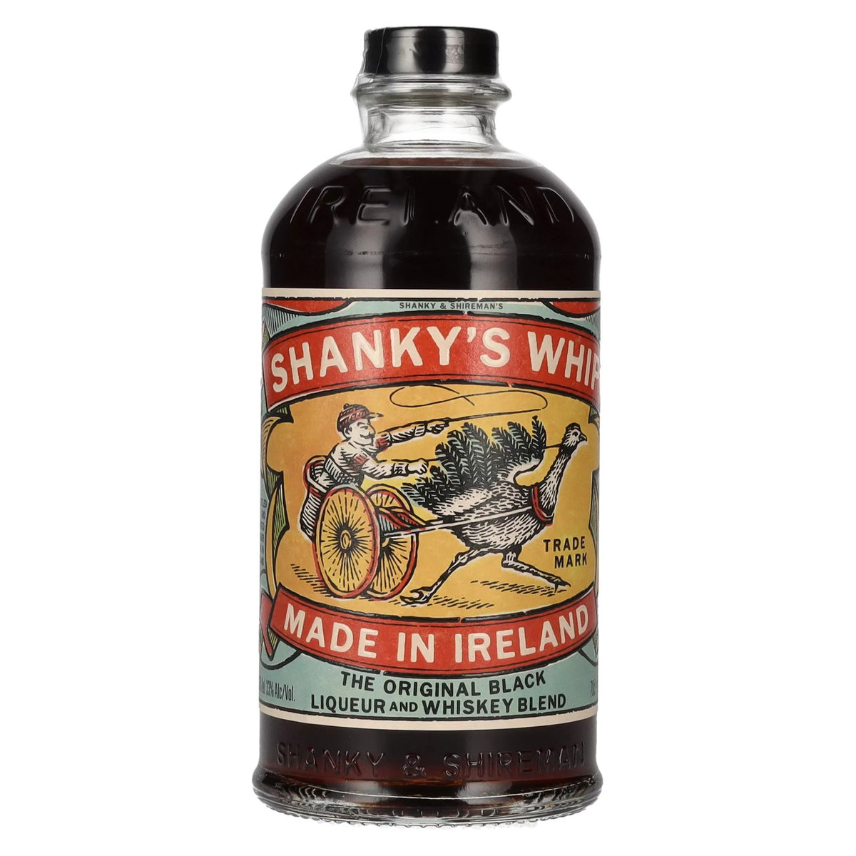 Shanky's Whip : le mélange original de liqueur noire et de whisky, 33 % vol., 0,7 l