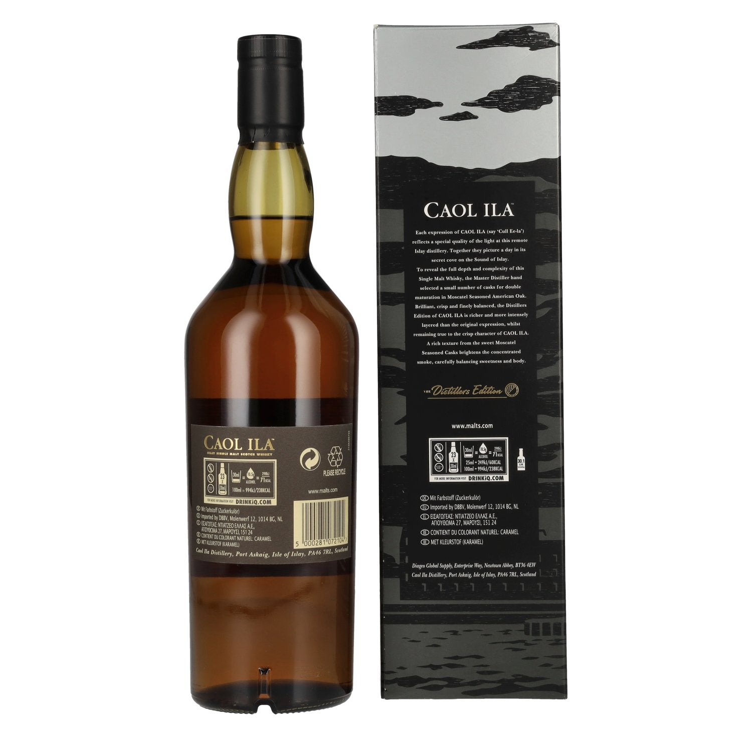 Caol Ila The Distillers Edition Dubbel Gerijpt 43% Vol. 0,7l in geschenkverpakking