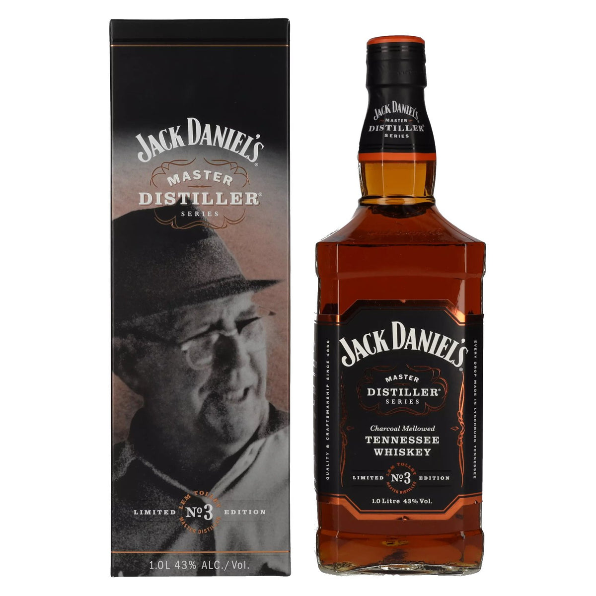Jack Daniel's MASTER DISTILLER Series No. 3 Limited Edition 43% vol. 1 l in geschenkverpakking