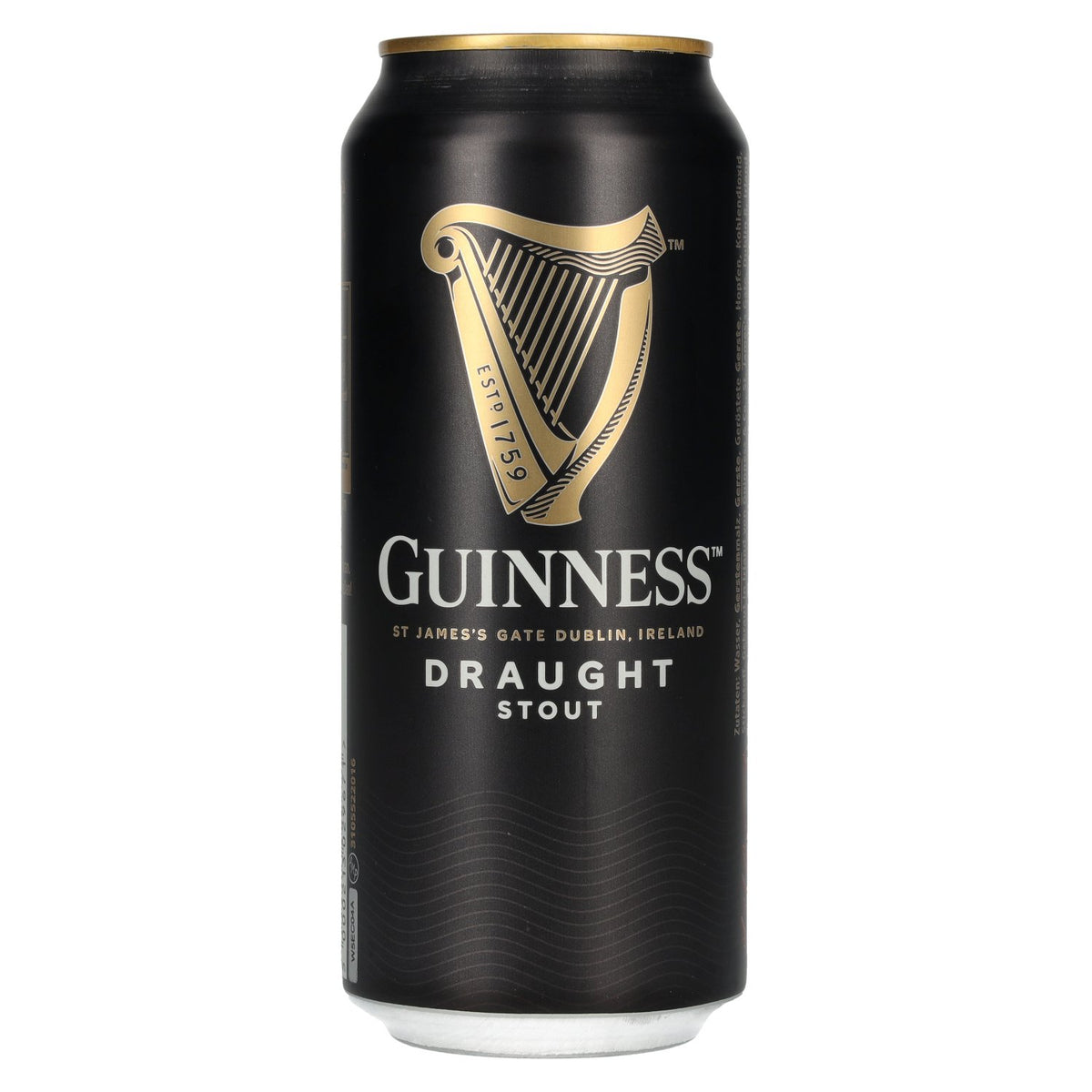 Guinness Draught Stout 4.2% ABV, 24 x 0.44-litre tins (deposit required)